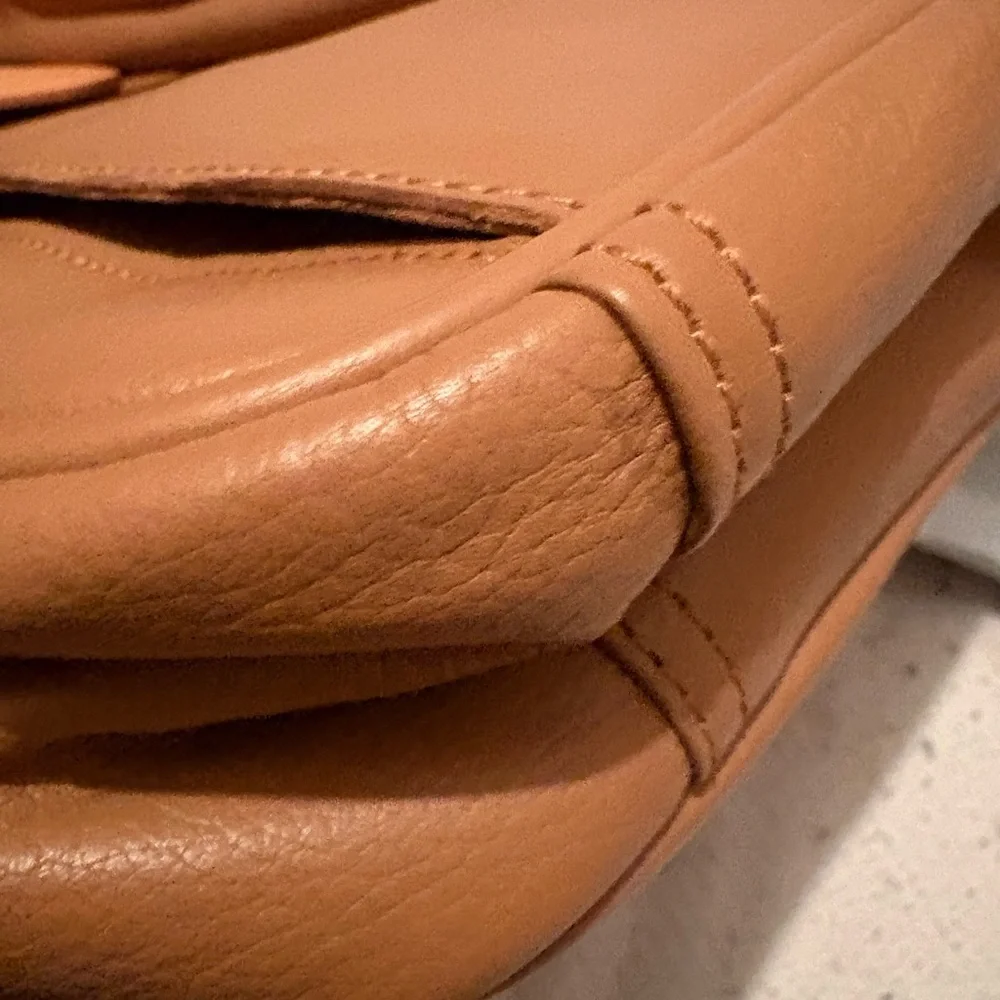 Twisted x‎ tan leather briefcase